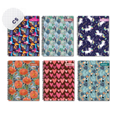 6-Pack Cuaderno Profesional Ferrini Doble Aro Inclusive 100h