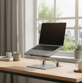 Soporte Laptop Premium Deli | Base Ajustable de Aluminio Antideslizante para Escritorio