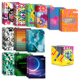 Caja 24 Piezas Cuaderno Profesional Doble Argolla Inclusive 100h Ferrini