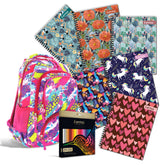 Kit Esencial Secu / Prepa Ferrini- Mochila, Cuadernos y Lápices de Colores
