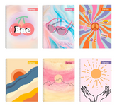 6 Pack Cuadernos A4 Libreta 100h Espiral Europeo