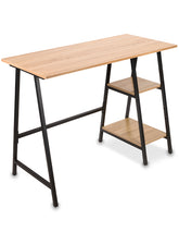 Escritorio de computadora, Escritorio de esquina Para Oficina 100 x 78 x 75 cm, Escritorio de juegos, Escritorio de esquina con 2 estantes, Adecuado para estudio en casa, oficina, sala de juego multifuncional| FERRINI