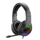 Audífonos Gamer T-Dagger. Auriculares Alambricos, Auriculares multifuncionales, Modo inalámbrico, Larga duración de la batería, Almohadillas suaves, Transmisión de señal inalámbrica estable, Audífonos de juego sobre la oreja con retroiluminación LED, auriculares con cable y micrófono, auriculares de juego con cable sobre la oreja, compatibles con Micrófono para–Nintendo Switch, Xbox Series X, Play Station 5, PC Gamer(Negro)