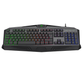 Teclado de juegos RGB, conjunto con cable USB de 114 teclas con luces LED, compatible con PC, Mac, PS4, Xbox One, no requiere batería, diseño ergonómico para accesorios de juegos de PC | T-Dagger Arena
Teclado Economico Gamer con luces led que cambian
Luces Rainbow| Inalámbrico