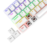 Teclado de juegos ARENA| RGB, conjunto con cable USB de 104 teclas con luces LED, compatible con PC, Mac, PS4, Xbox One, no requiere batería, diseño ergonómico para accesorios de juegos de PC | T-Dagger
Teclado Economico Gamer con luces led que cambian| ESFLO