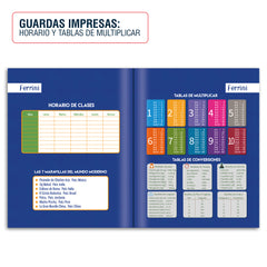Kit Esencial Primaria Ferrini - Cuaderno cosido, lápices de colores y marcadores