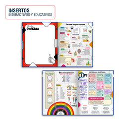 Kit Esencial Primaria Ferrini - Cuaderno cosido, lápices de colores y marcadores