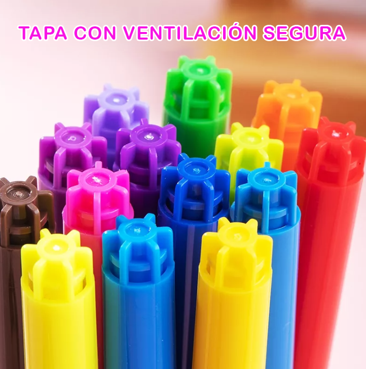 Kit Esencial Primaria Ferrini - Cuaderno cosido, lápices de colores y marcadores