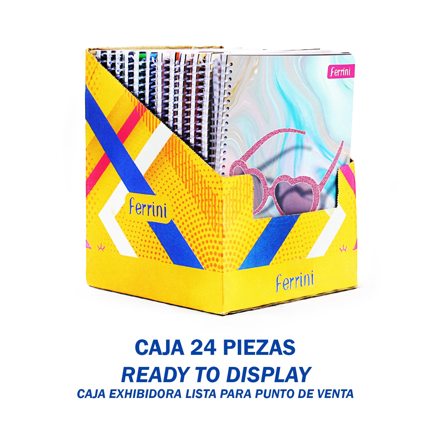 Caja 24 Piezas Espiral Europeo A4 100h