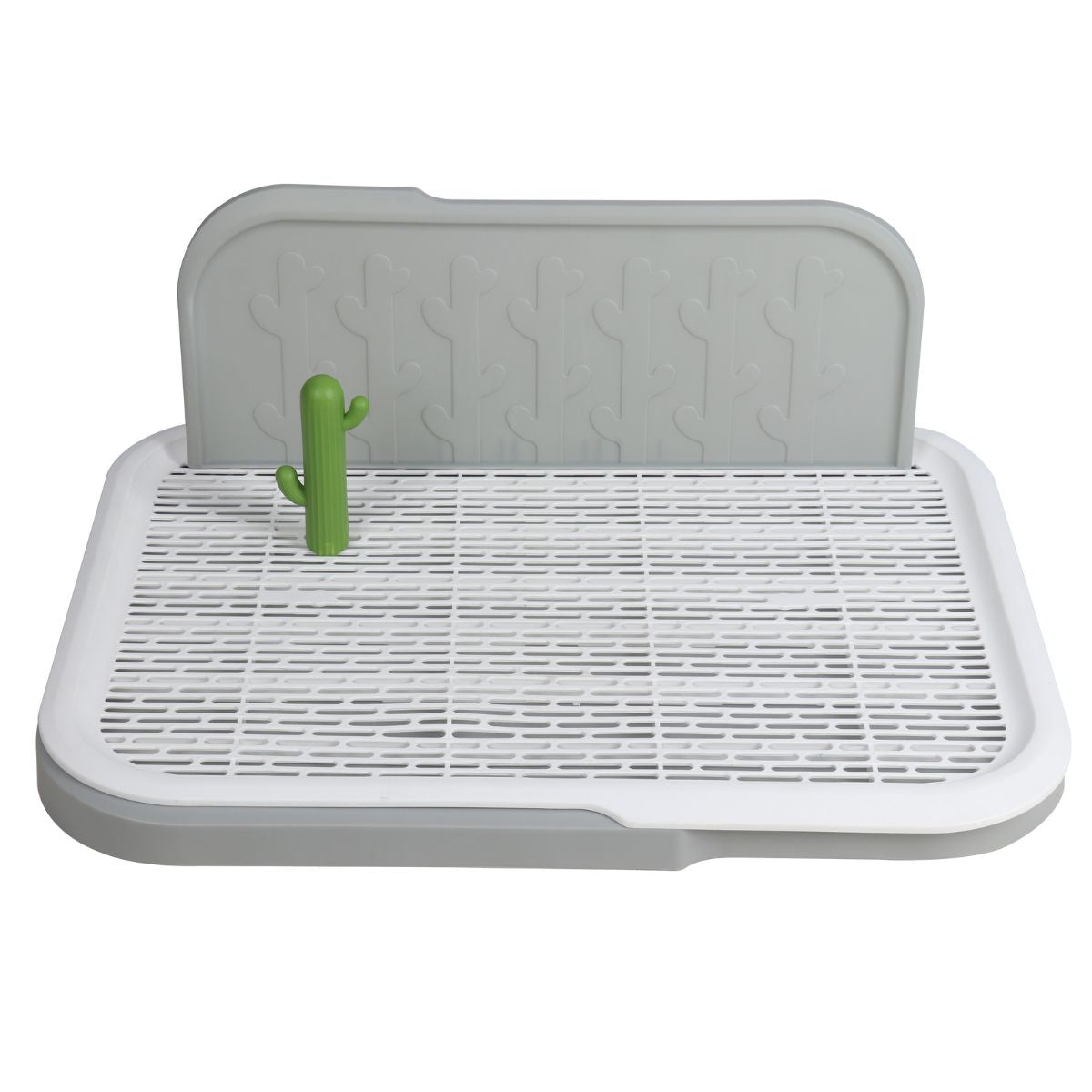 Tapete entrenador para Perro| Lavable| Alfombrilla de Entrenamiento para Perros de Fácil Limpieza - Borde Alto, Alfombrilla de Orinar de Plástico a Prueba de Salpicaduras para Uso Interior, Ideal para Dueños de Mascotas, Azul con Patrón de Cuadrícula Blanca, Alfombrillas para Orinar de Cachorros| DUKE´S