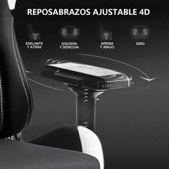 Silla Gamer Dowinx LS-6668 Plus Ergonómica Reclinable con Reposapiés