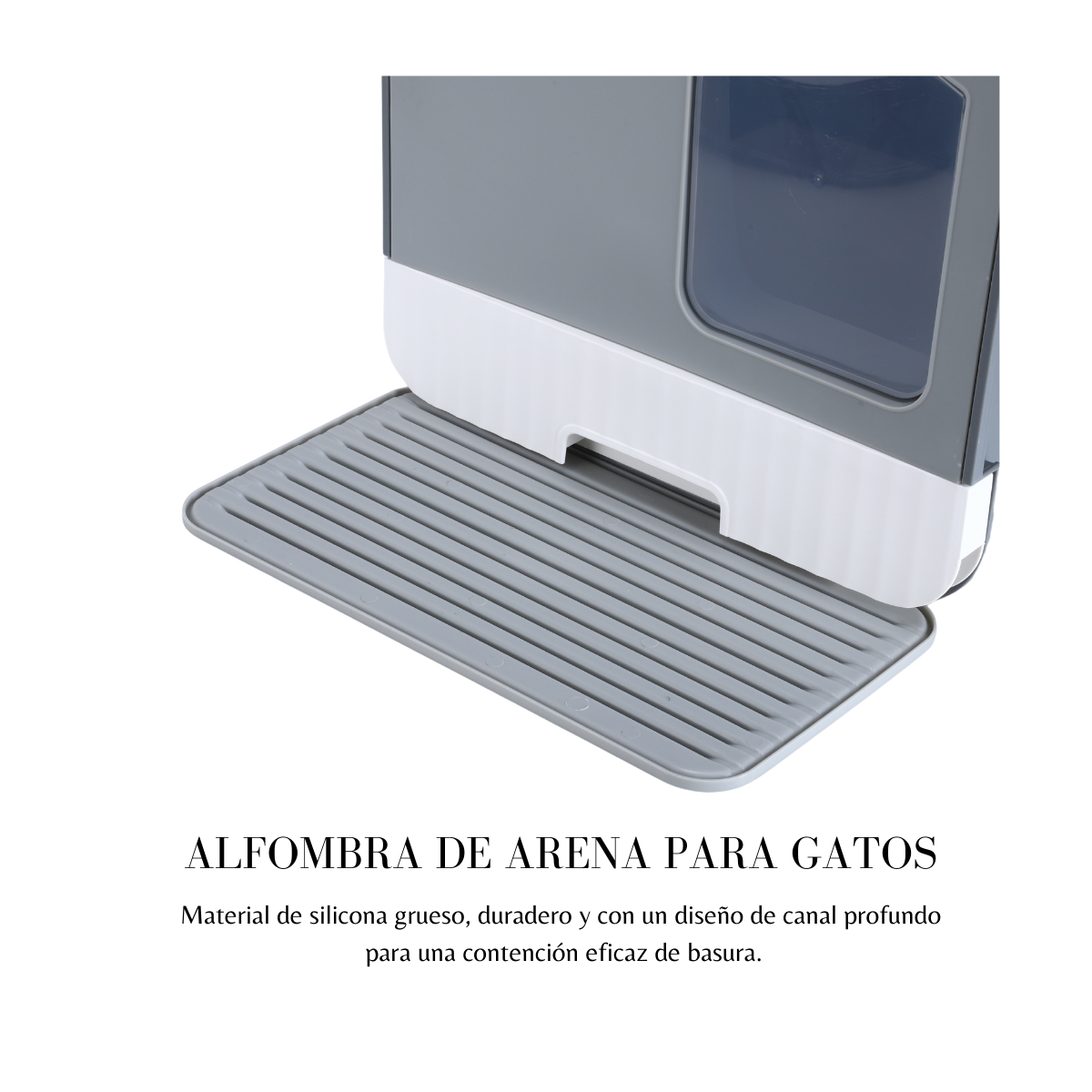 Arenero Para Gatos Cerrado Estilo Casa| Caja de arena para gatos estilo Castillo totalmente cerrada de gran tamaño, baño para gatos especial para limpieza y a prueba de salpicaduras, caja de arena para gatos de doble canal grande, brinda a tu gato un baño seguro y cómodo, puede ser utilizado en interiores y exteriores, para viajes| DUKE´S| ESFLO| Facil de Limpiar