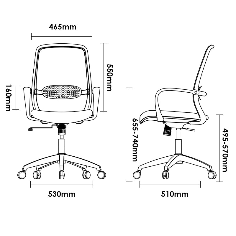 Silla de Oficina Ejecutivas Ergonómico con Altura Ajustable y Base Giratoria Silla clásica de negocios| FERRINI – Asiento Acolchado Cómodo para Sentarse Largo Rato, Soporte Lumbar, Ruedas para Movilidad, Ideal para Hogar, Estudio o Juegos, Diseño Elegante | Marco de Plastico Duradero| Ferrini
Silla elegante de oficina
Silla ejecutiva de Malla, tela respira