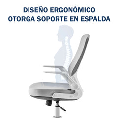 Silla Ejecutiva Ergonómica De Oficina Deli Escritorio 91106