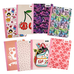 8 pack Cuaderno Cosido College Libreta Composition Wiwi 100h