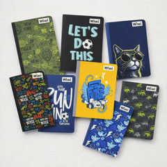 8 pack Cuaderno Cosido College Libreta Composition Wiwi 100h