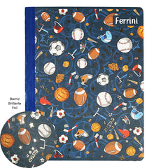 Cuaderno Cosido College Libreta Composition Foil Ferrini 6 pack