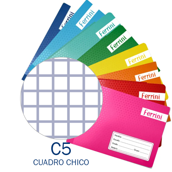 8-pack Cuadernos Cosidos Italiano Ferrini 100h