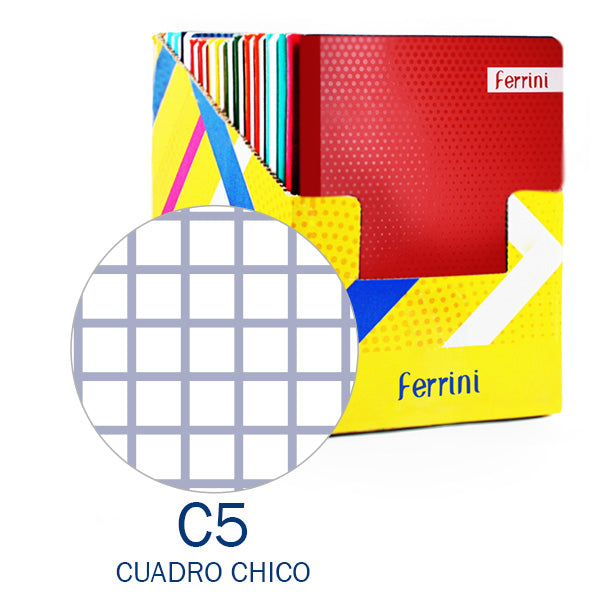 Caja 30 piezas Cuaderno Cosido Profesional Ferrini 100h