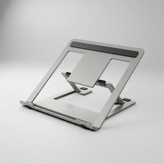 Soporte Laptop Vertical Deli Premium | Base Metálica Ajustable y Antideslizante
