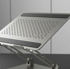 Soporte Laptop Premium Deli | Base Ajustable de Aluminio Antideslizante para Escritorio