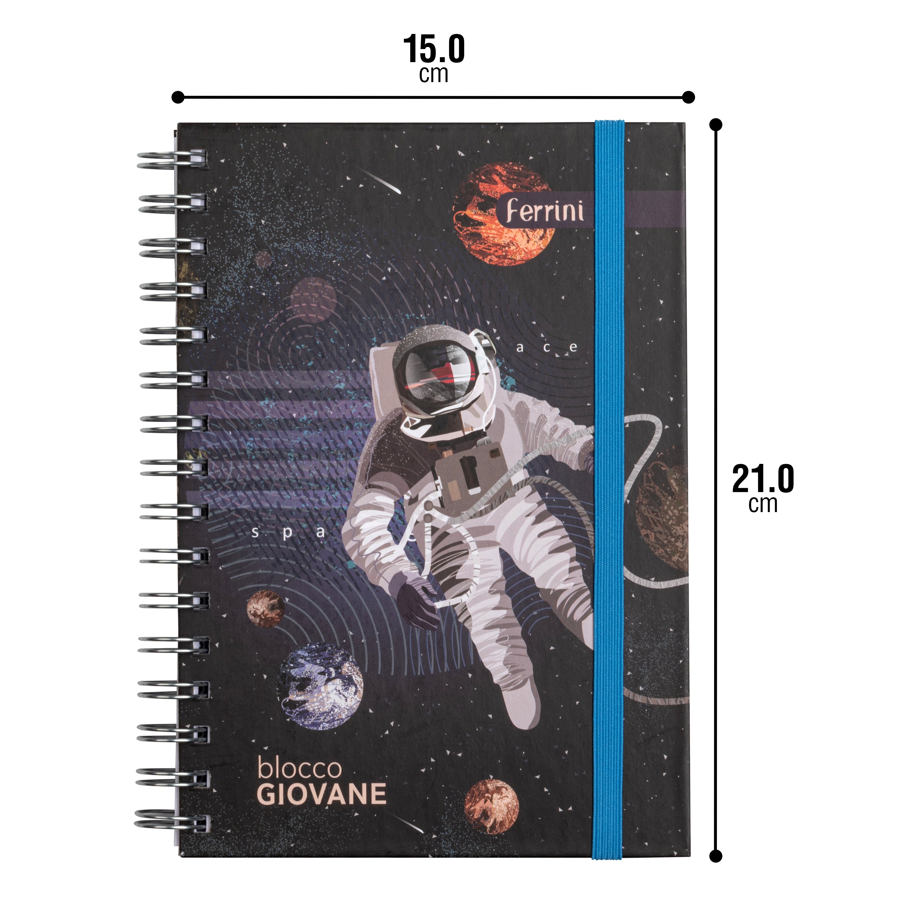 Libreta tipo BloccoGiovanne| Agenda Premium Pasta Dura tipo italiana | 
FERRINI
Cuaderno de doble espiral, Diario con línea universitaria, Diario de tapa dura, Adecuado para el trabajo, la escuela, la oficina, viajes, Es la primera opción para regalos para familiares y amigos, 120 hojas