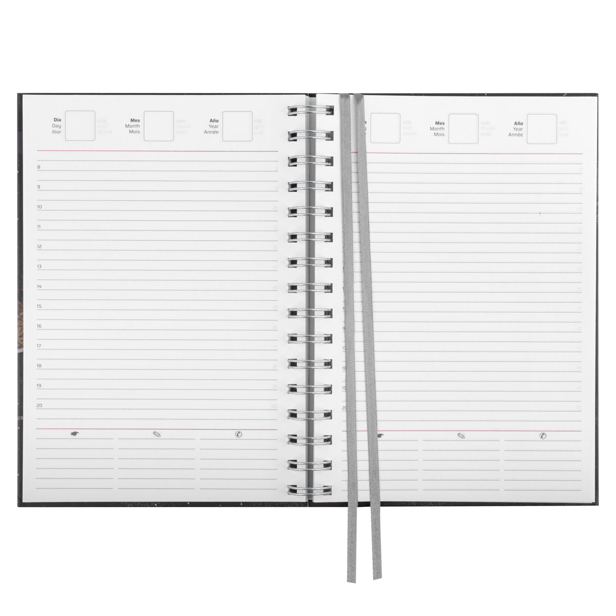 Libreta tipo BloccoGiovanne| Agenda Premium Pasta Dura tipo italiana | 
FERRINI
Cuaderno de doble espiral, Diario con línea universitaria, Diario de tapa dura, Adecuado para el trabajo, la escuela, la oficina, viajes, Es la primera opción para regalos para familiares y amigos, 120 hojas