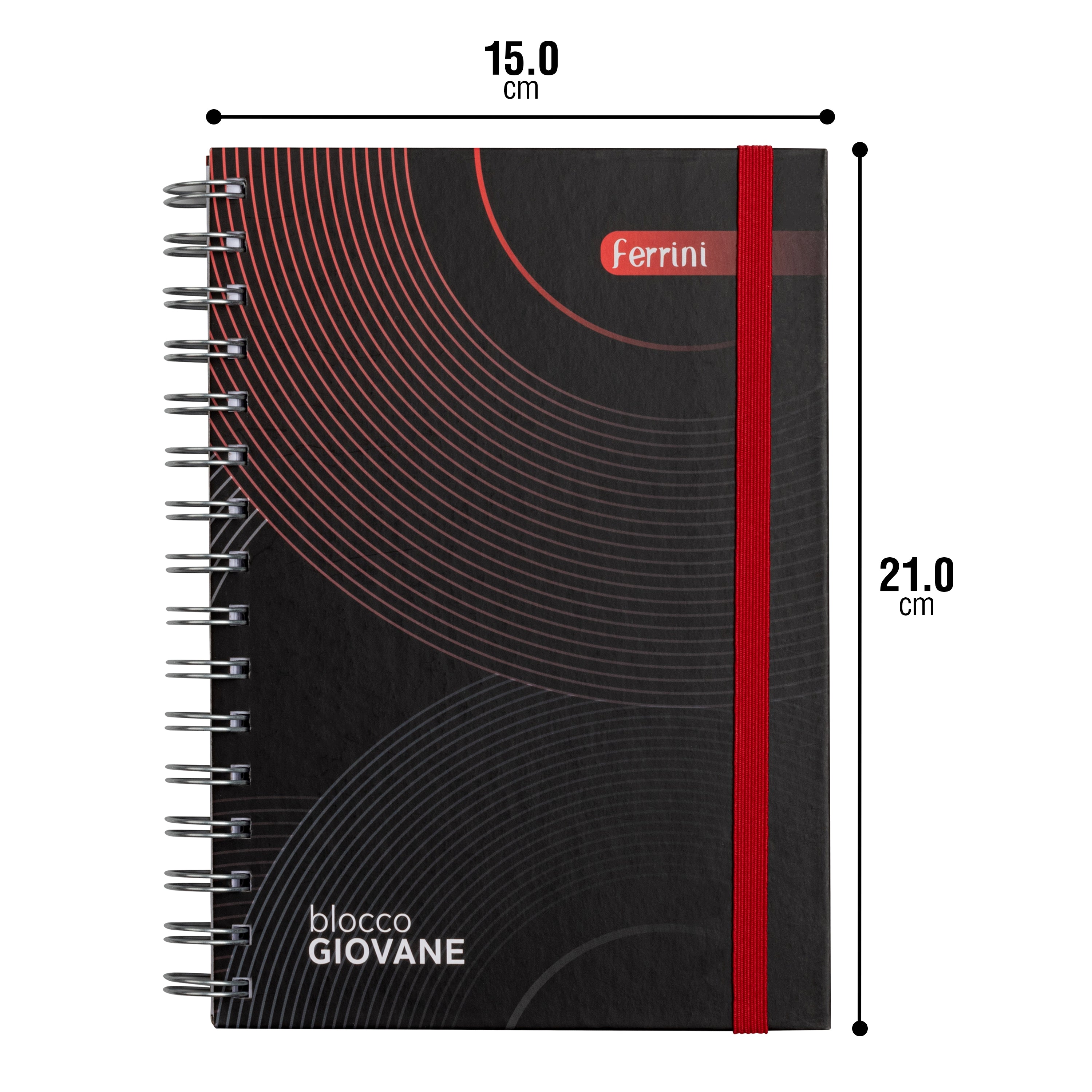 Libreta tipo BloccoGiovanne| Agenda Premium Pasta Dura tipo italiana | 
FERRINI
Cuaderno de doble espiral, Diario con línea universitaria, Diario de tapa dura, Adecuado para el trabajo, la escuela, la oficina, viajes, Es la primera opción para regalos para familiares y amigos, 120 hojas