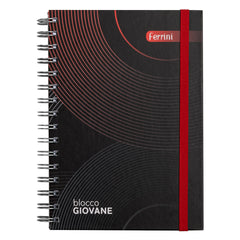 Libreta tipo BloccoGiovanne| Agenda Premium Pasta Dura tipo italiana | 
FERRINI
Cuaderno de doble espiral, Diario con línea universitaria, Diario de tapa dura, Adecuado para el trabajo, la escuela, la oficina, viajes, Es la primera opción para regalos para familiares y amigos, 120 hojas