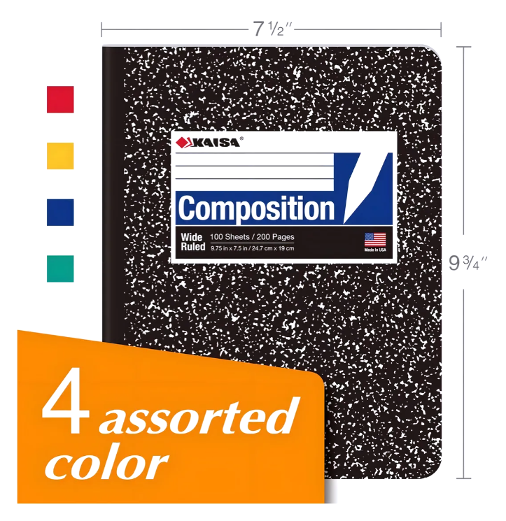 Caja 20 Piezas Libreta College Cosida Cuaderno Composition