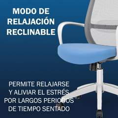 Silla Ergonómica de Oficina Deli Secretarial Giratoria