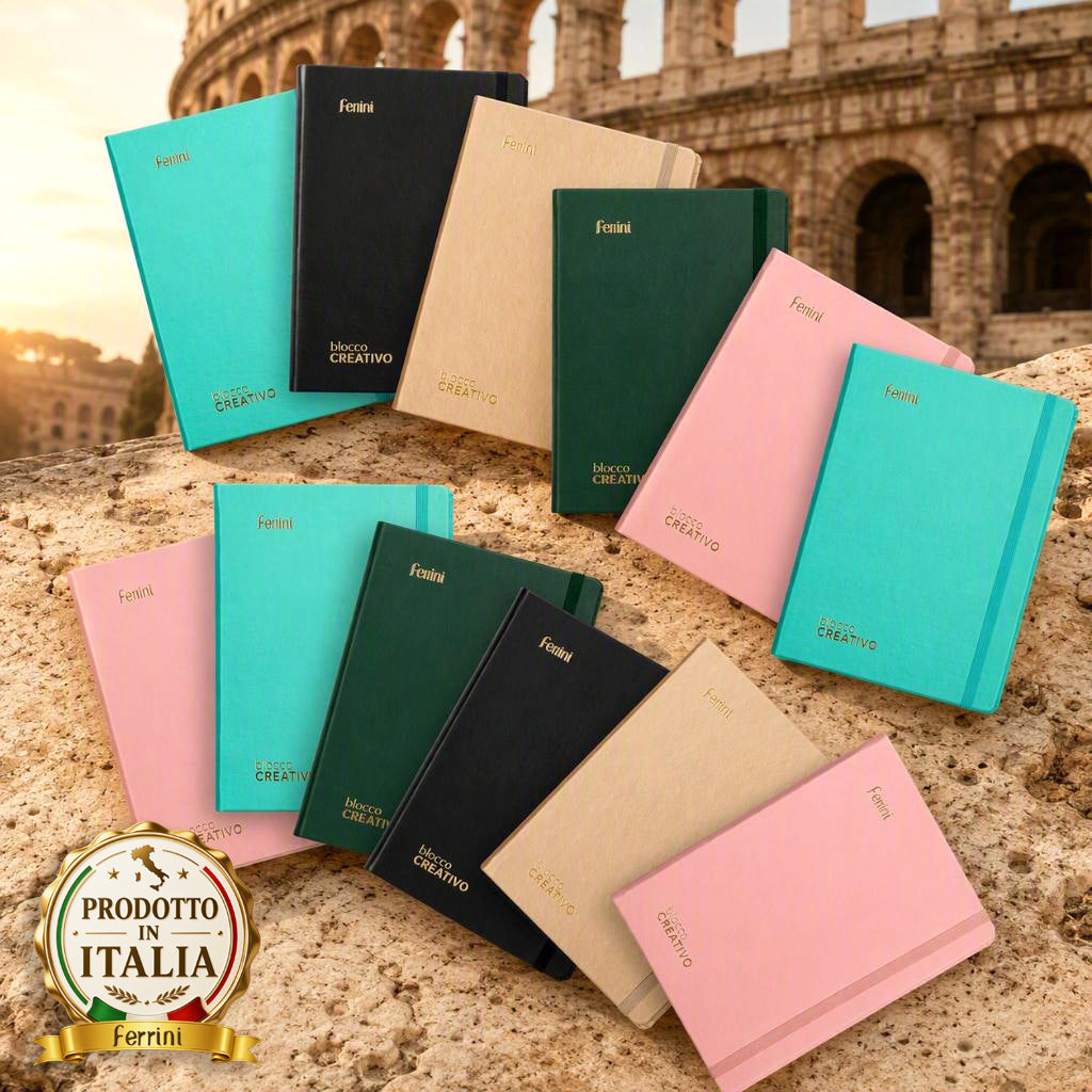 Agenda Planeador Ejecutivo Italiano Argollada Blocco Creativo Sin Fechado 12 PACK