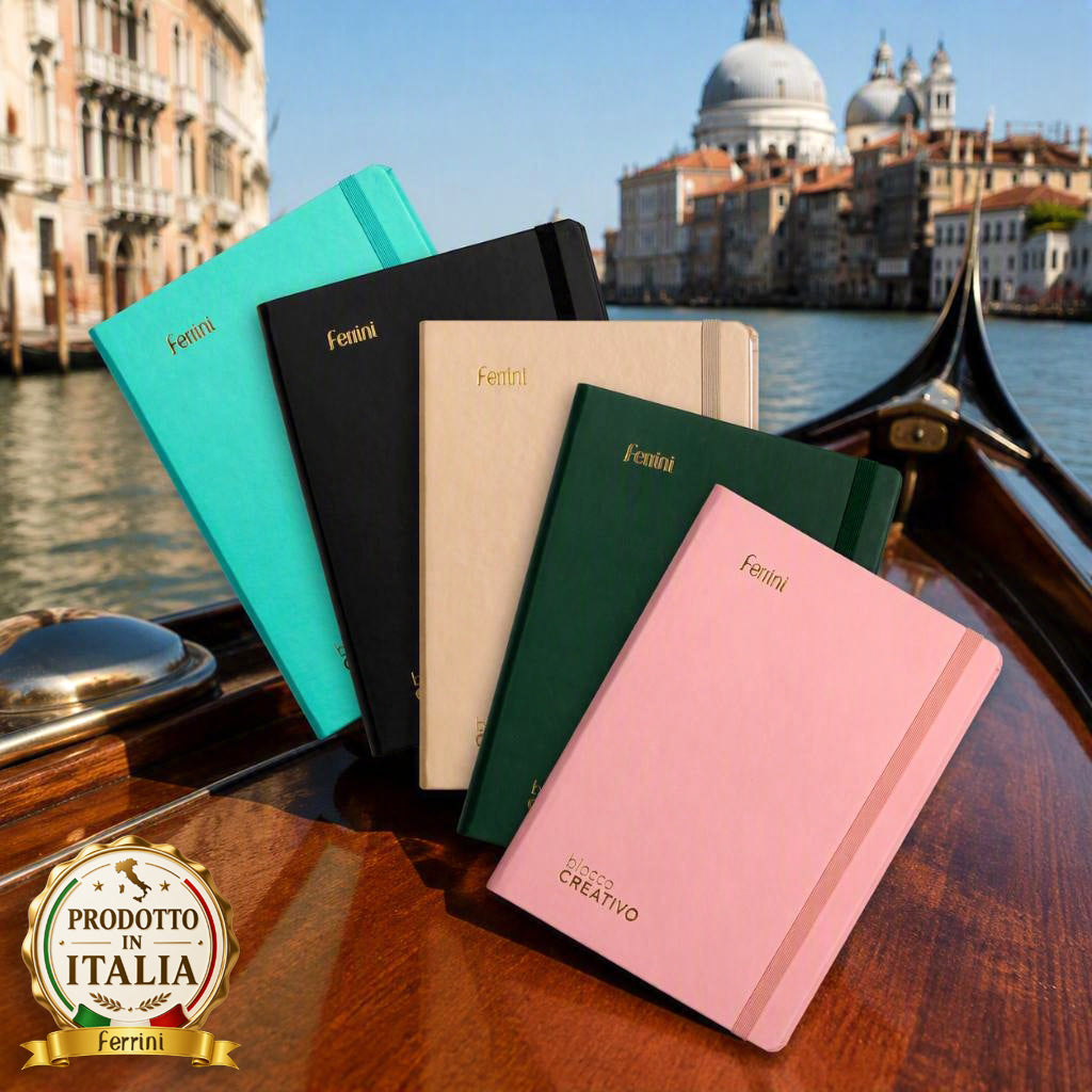 Agenda Planeador Ejecutivo Italiano Argollada Blocco Creativo Sin Fechado 5 PACK