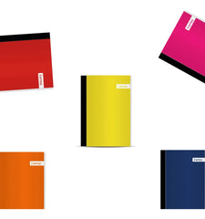 Cuaderno Cosido College Libreta Triple Raya Montessori 5pack
