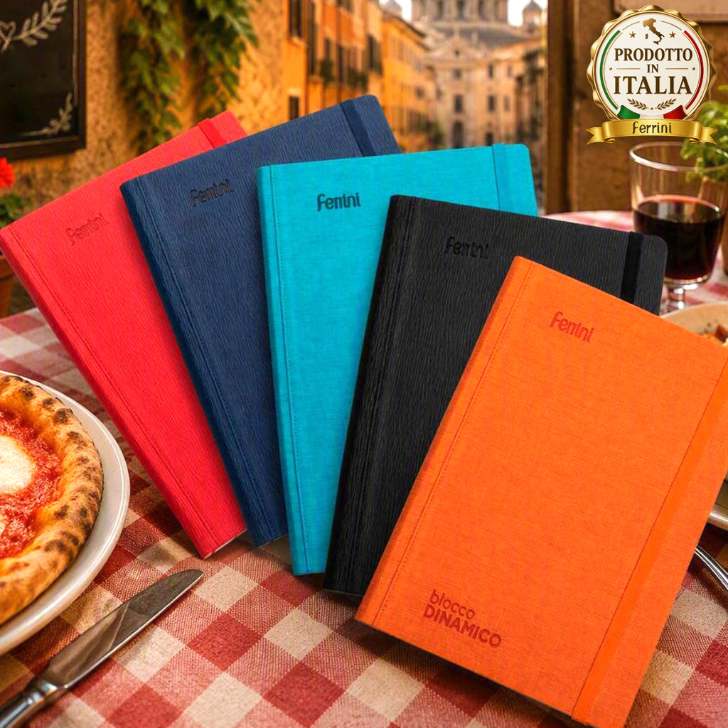 Libreta Planeador Ejecutivo Italiano Curpiel Blocco Dinámico Sin Fechado 5 PACK