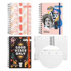 Agenda Planeador Ejecutivo Italiano Blocco Giovane Sin Fechado 3 PACK