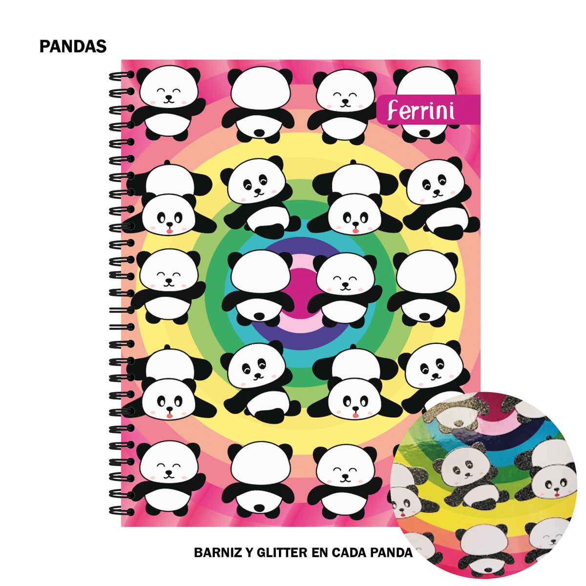 Caja 24 Piezas Cuaderno Profesional Doble Argolla Inclusive 100h Ferrini