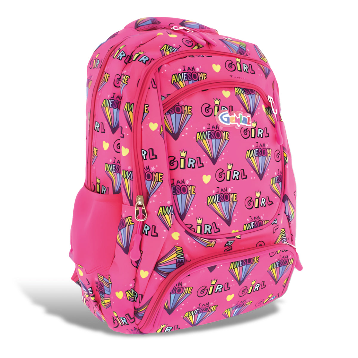 Mochila Escolar Diseños 18" Capacidad 30L Resistente Genial